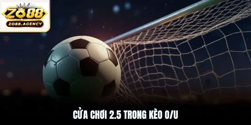 Cửa chơi 2.5 trong kèo O/U