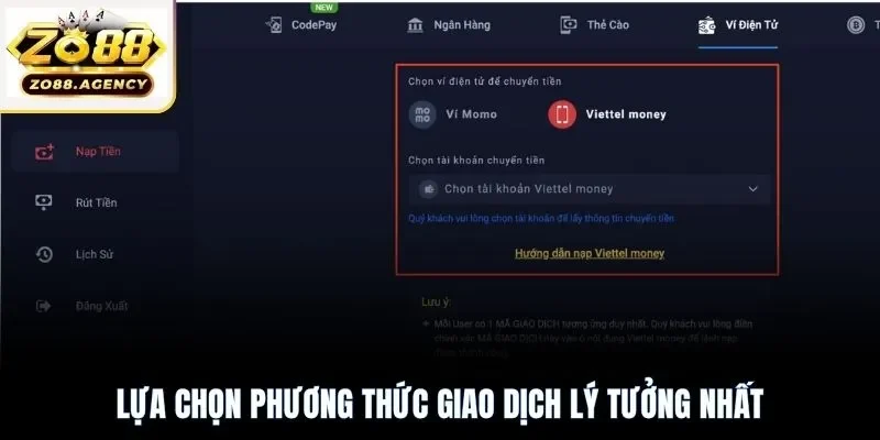 Lựa chọn phương thức giao dịch lý tưởng nhất