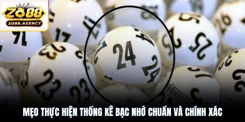 Mẹo thực hiện thống kê bạc nhớ chuẩn và chính xác