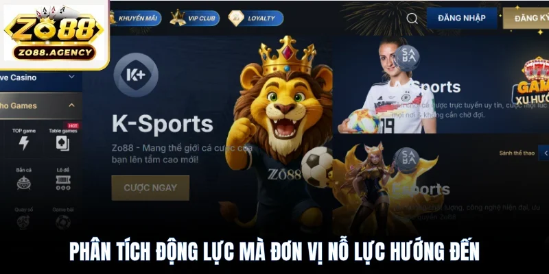 Phân tích động lực mà đơn vị nỗ lực hướng đến