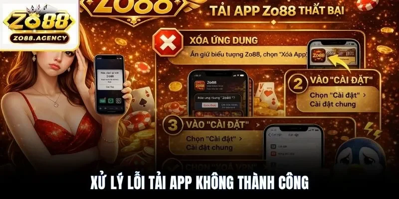 Xử lý lỗi download ứng dụng không thành công